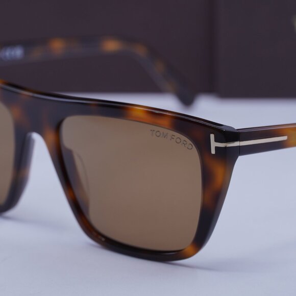 Tom Ford FT1175 53E Square Sunglasses – Blonde Havana/Brown - Picture 5 of 10